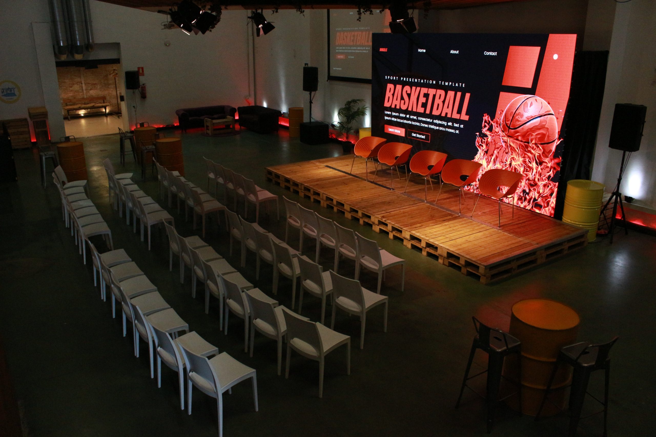espacios que obligan a hablar en eventos